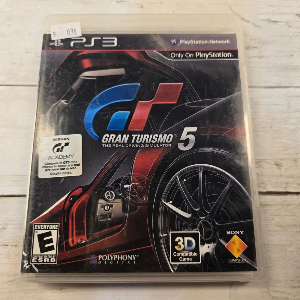 Gran Turismo 5 Sony PlayStation 3 PS3 Racing Game Complete CIB 3D Compatible